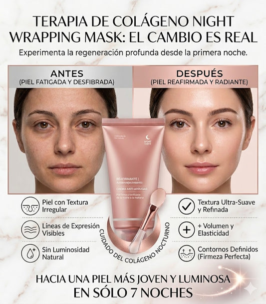 GlowCure™ | Mascarilla de colageno reparadora y elimina imperfecciones 100% efectiva