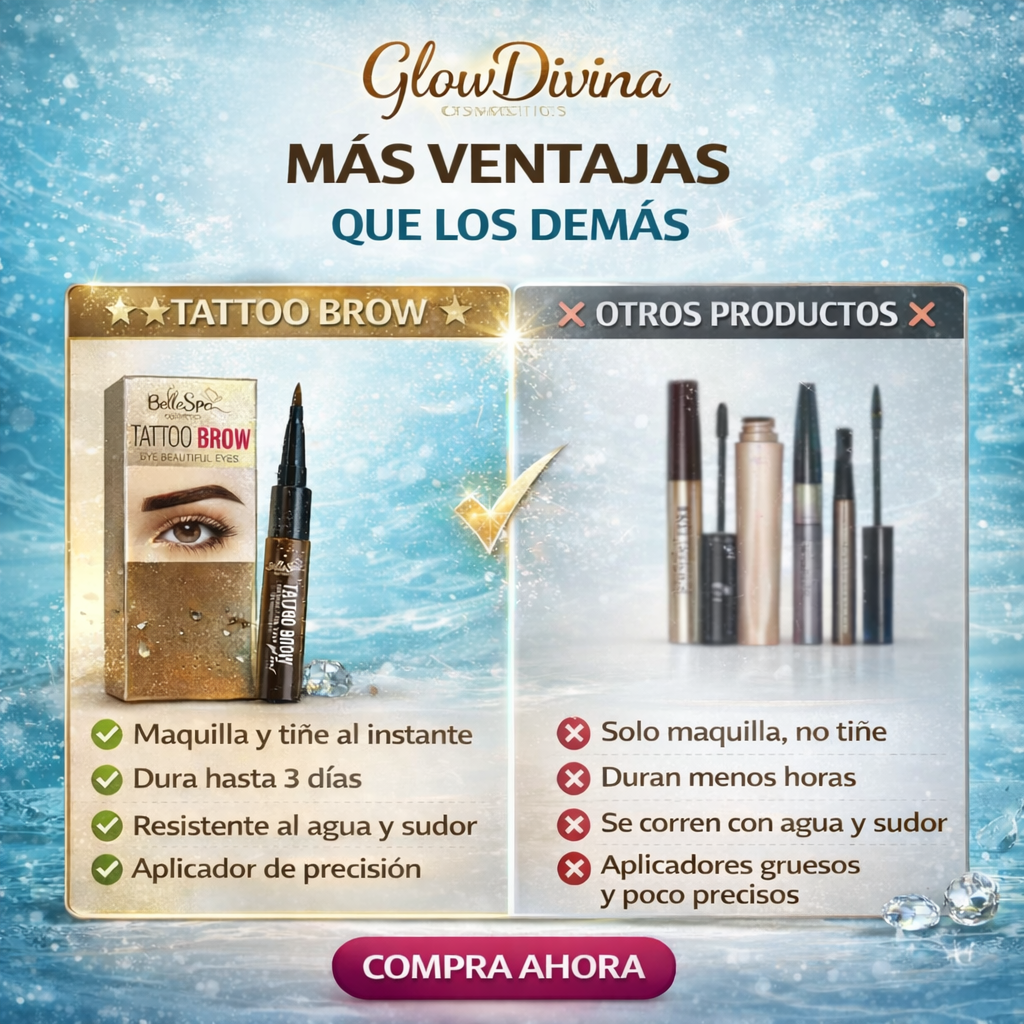 GlowDivina™| Tatto para cejas de larga duracion
