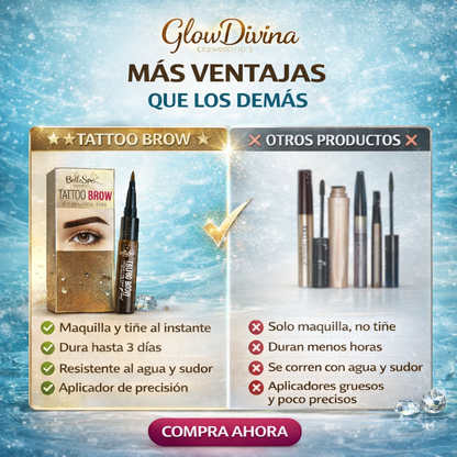 GlowDivina™| Tatto para cejas de larga duracion