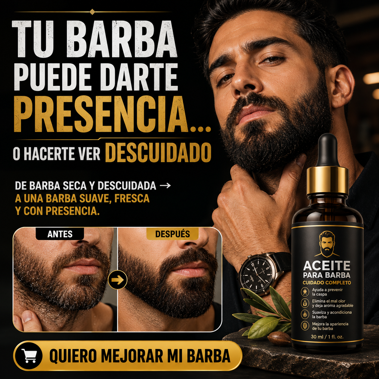 OILPRO™| TRATAMIENTO PARA BARBA PERFECTA