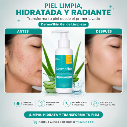 DERMASKIN™| GEL DE LIMPIEZA E HIDRATACION PROFUNDA 100% EFECTIVO