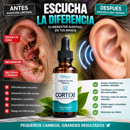 CORTEXI | SERUM DE LIMPIEZA DE OIDOS