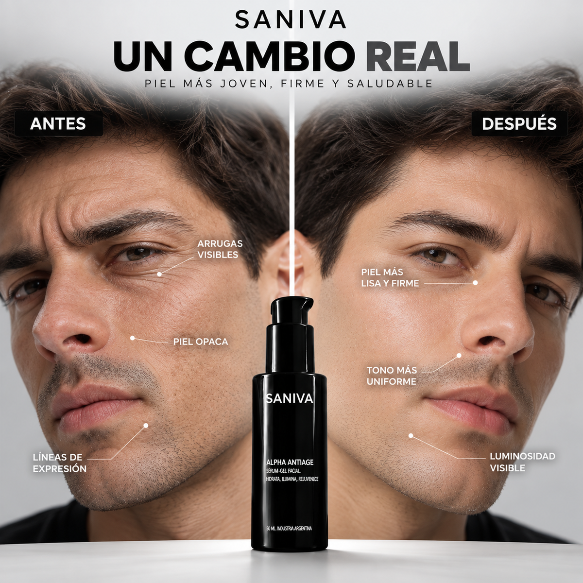 Tu [rostro mas joven] en un solo paso