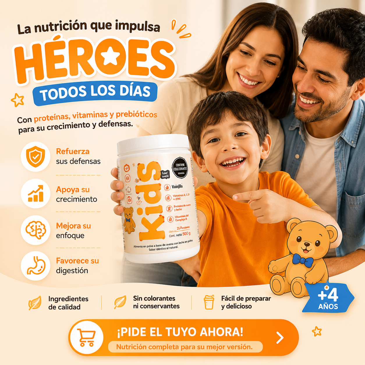 KIDSPRO™| SUPLEMENTO VITAMINICO PREMIUM 100% EFECTIVO