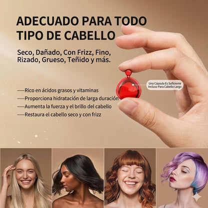 HairGlow Caps™ | Cabello Suave y Brillante en segundos